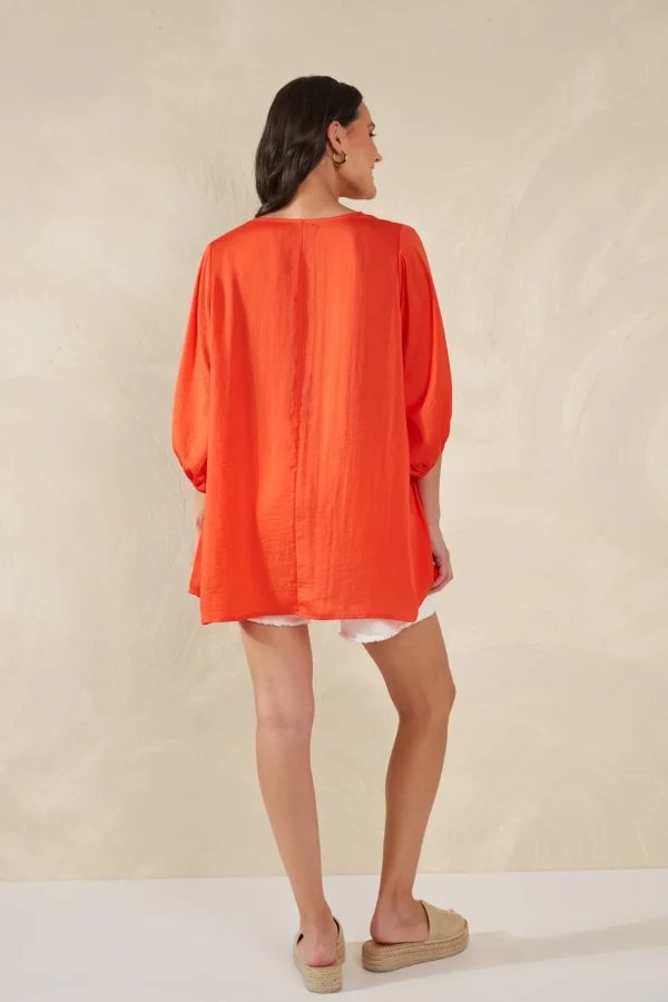 Haven Portofino Relaxed Top - Aperol Fashion