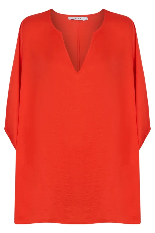 Haven Portofino Relaxed Top - Aperol Fashion