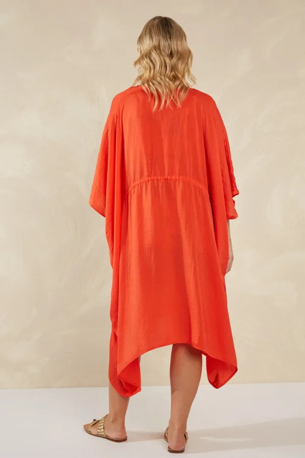 Haven Portofino Tie Cape - Aperol Discount