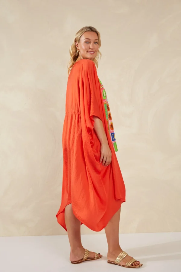 Haven Portofino Tie Cape - Aperol Discount