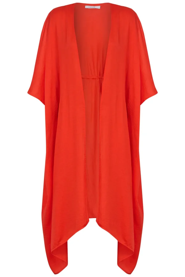 Haven Portofino Tie Cape - Aperol Discount