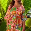 Haven Portofino Tie Dress - Spritz Sale