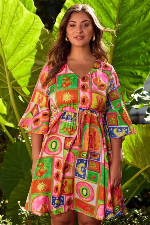 Haven Portofino Tie Dress - Spritz Sale