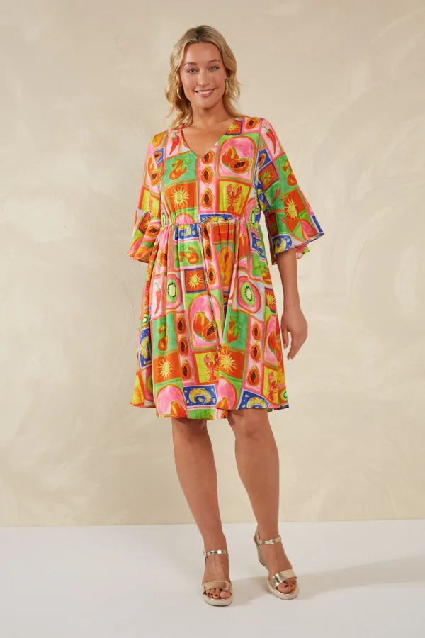 Haven Portofino Tie Dress - Spritz Sale