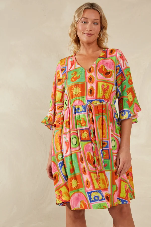 Haven Portofino Tie Dress - Spritz Sale
