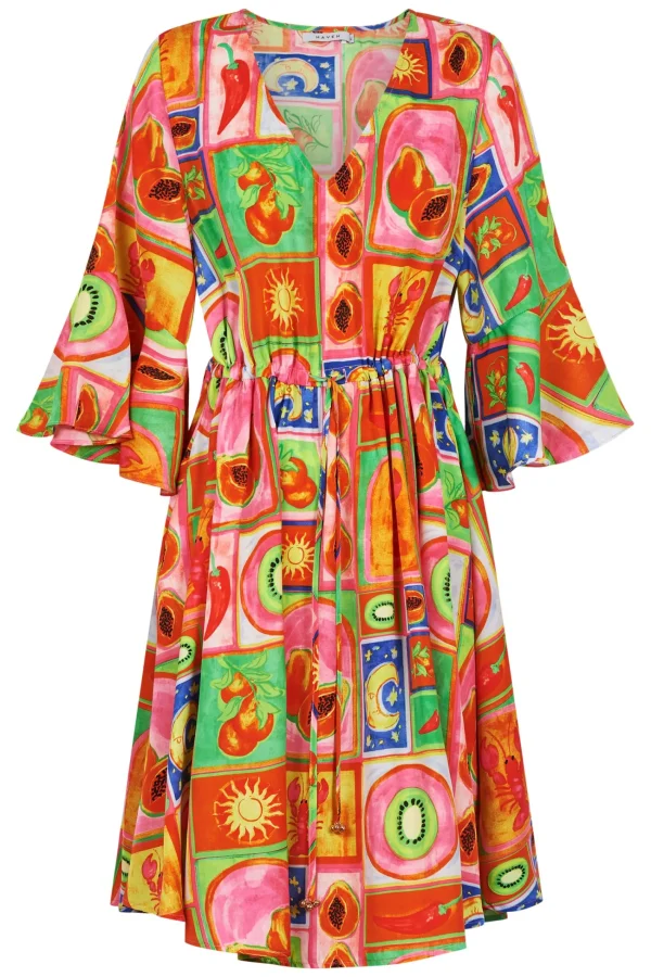 Haven Portofino Tie Dress - Spritz Sale
