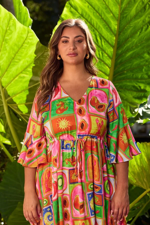 Haven Portofino Tie Dress - Spritz Sale