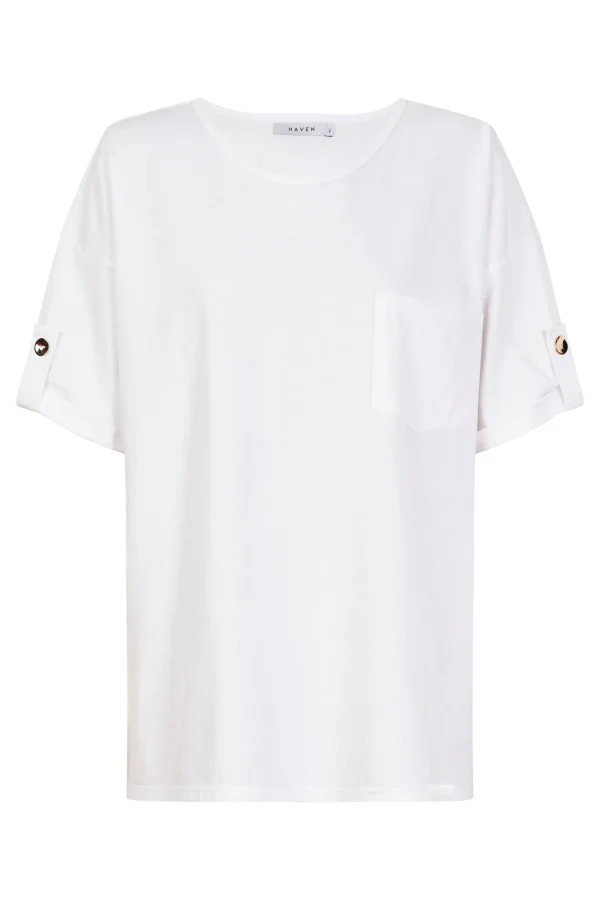 Haven Ravello Tshirt - Bianco Discount