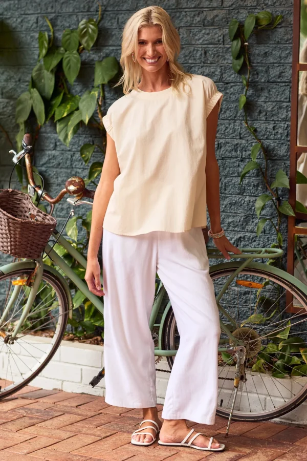 Haven Sardinia Pant - Bianco Fashion