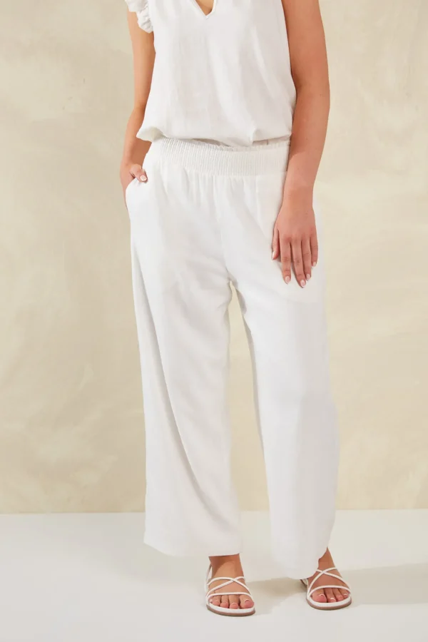Haven Sardinia Pant - Bianco Fashion