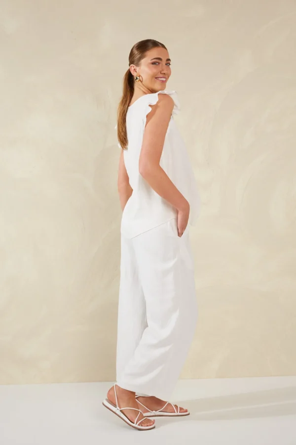 Haven Sardinia Pant - Bianco Fashion