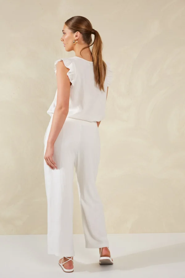 Haven Sardinia Pant - Bianco Fashion