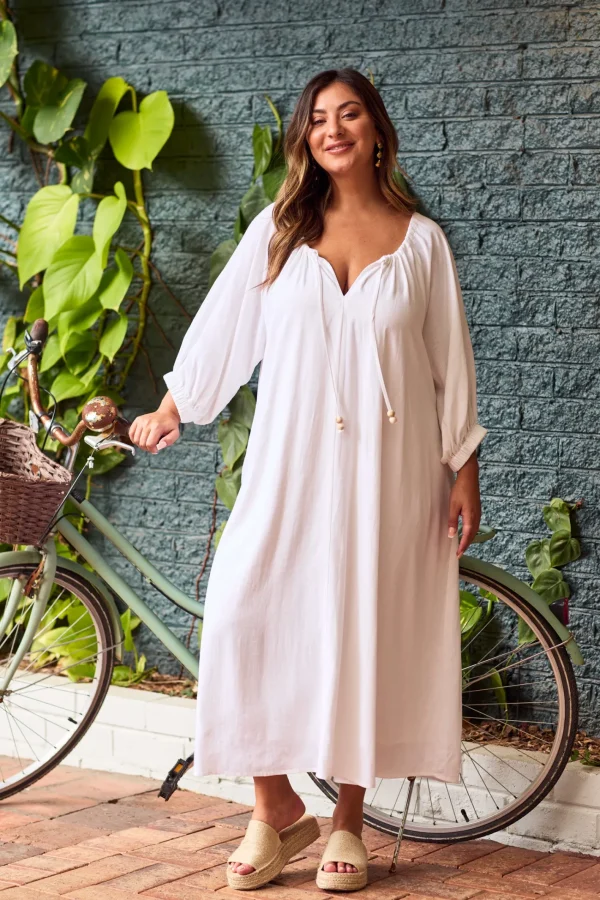 Haven Sardinia Relaxed Maxi - Bianco Discount