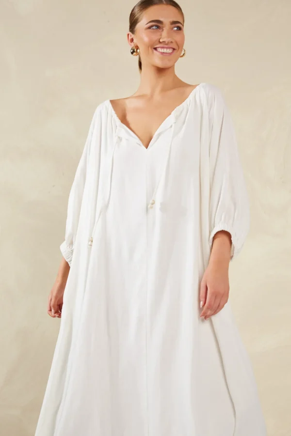 Haven Sardinia Relaxed Maxi - Bianco Discount