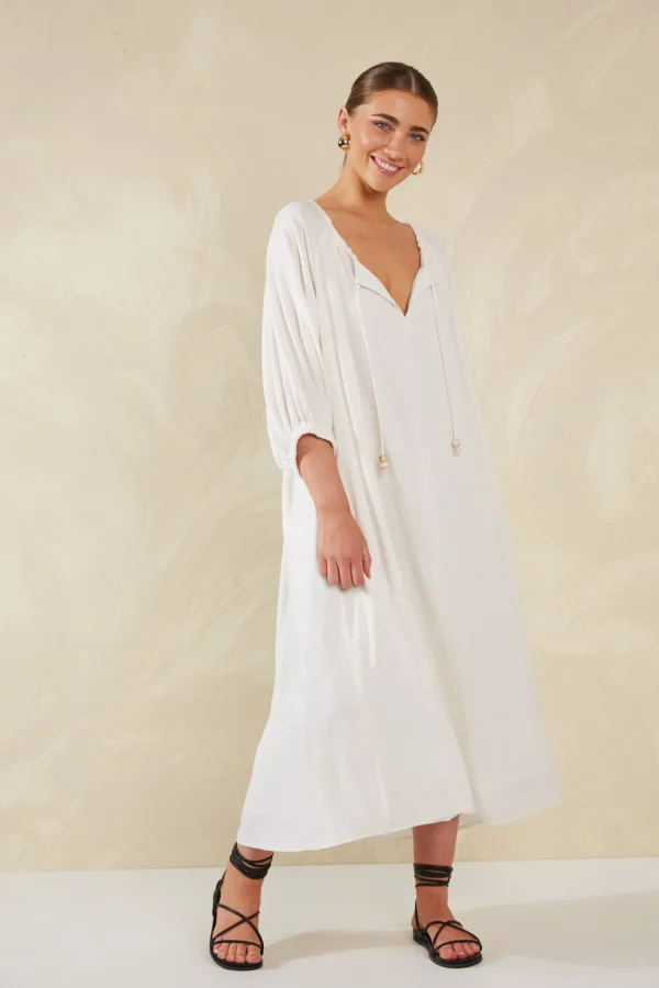 Haven Sardinia Relaxed Maxi - Bianco Discount