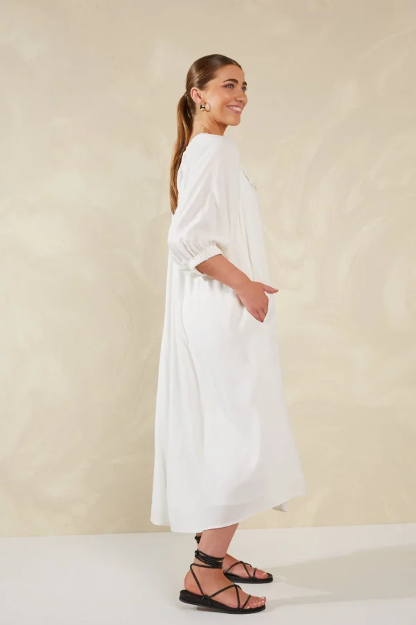 Haven Sardinia Relaxed Maxi - Bianco Discount