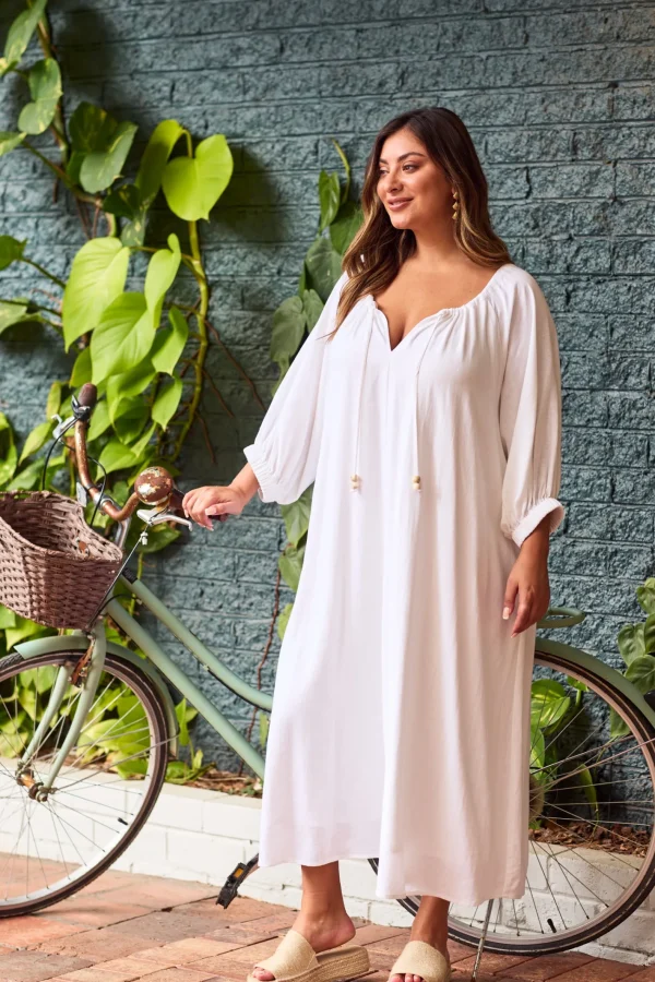 Haven Sardinia Relaxed Maxi - Bianco Discount