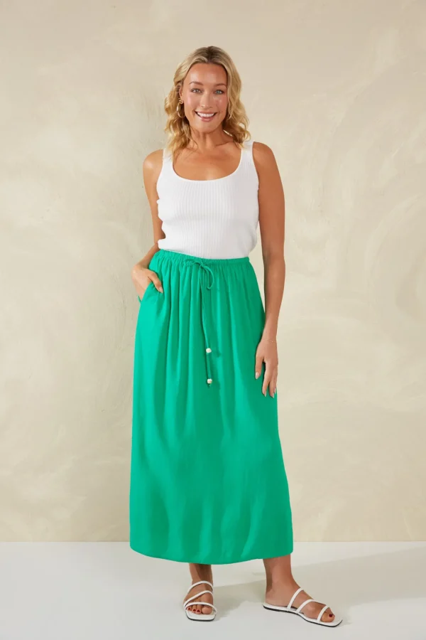 Haven Sardinia Skirt - Verde Hot
