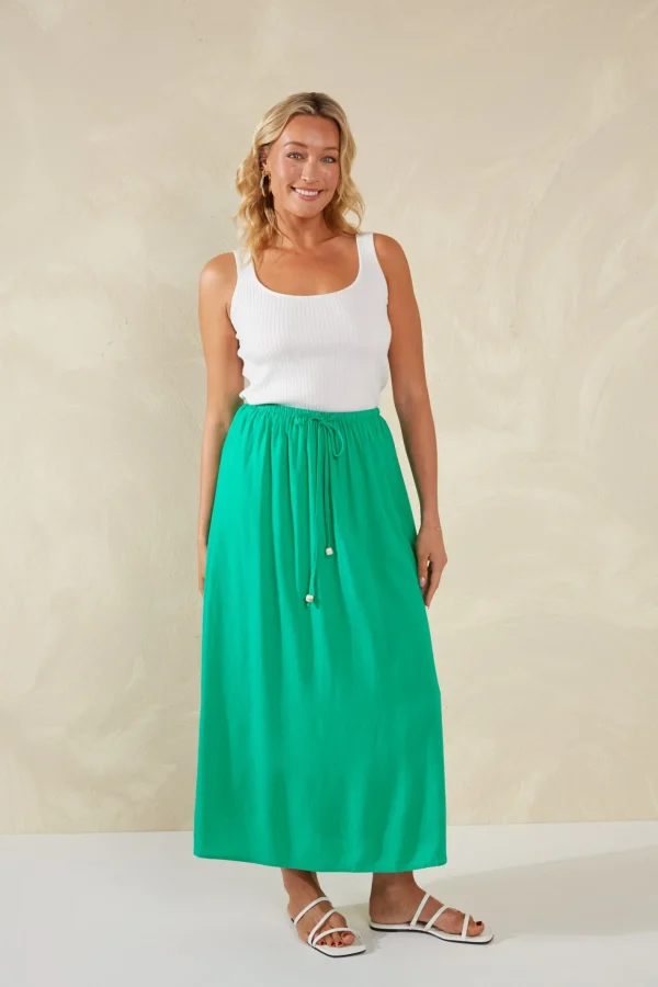Haven Sardinia Skirt - Verde Hot