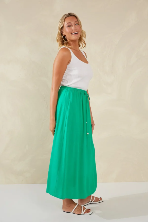 Haven Sardinia Skirt - Verde Hot