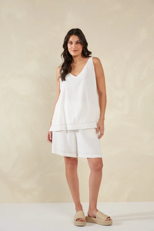 Haven Sardinia Tank - Bianco Fashion