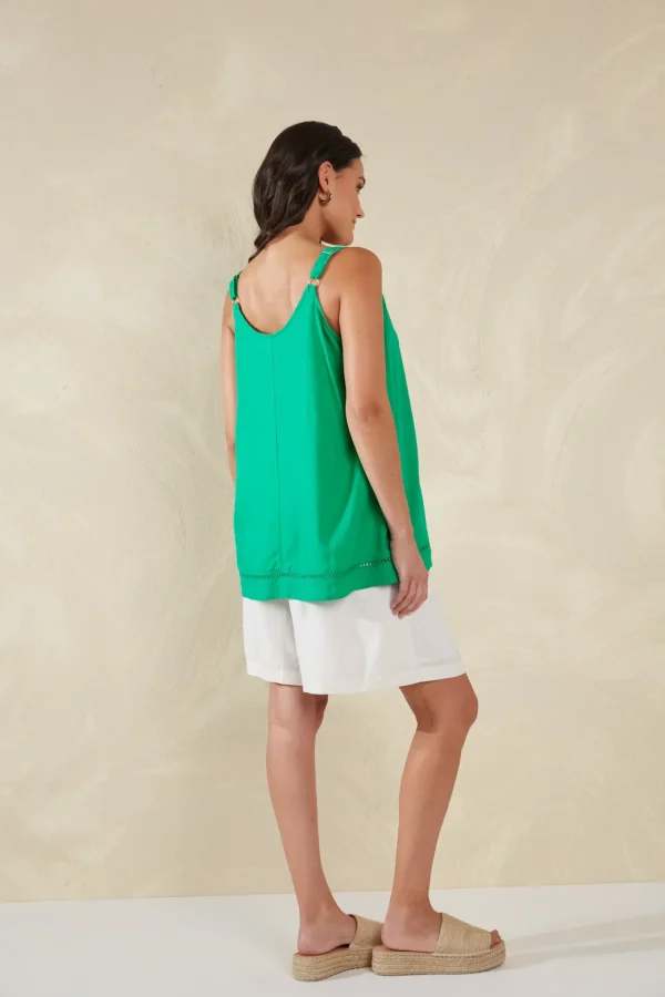 Haven Sardinia Tank - Verde Outlet