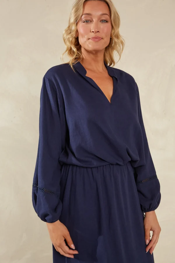 Haven Sardinia Tie Blouse - Riviera Best
