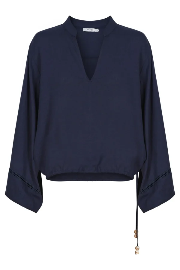 Haven Sardinia Tie Blouse - Riviera Best