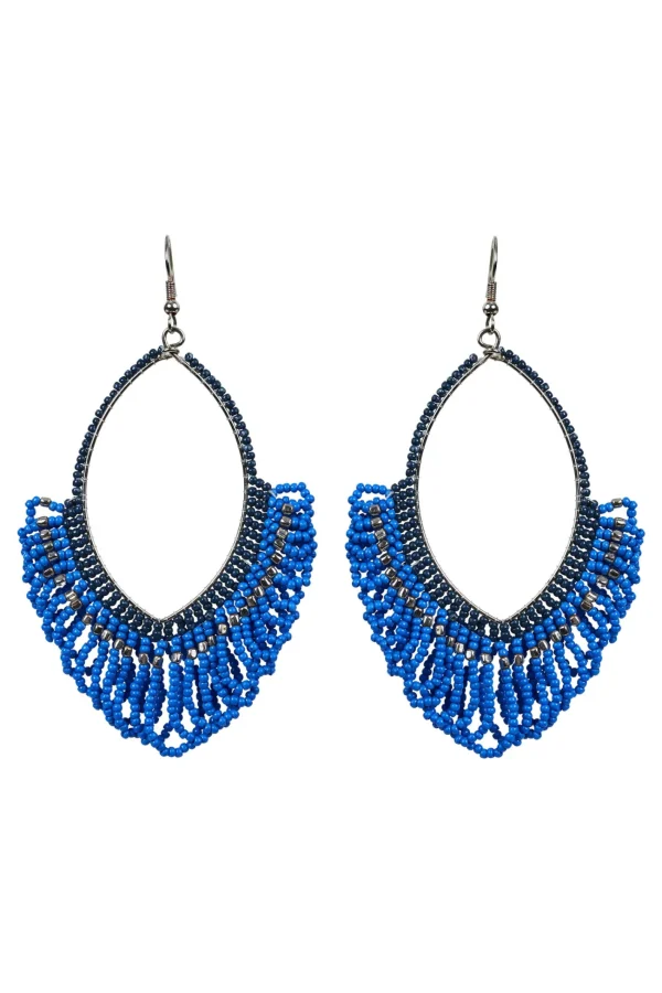 Haven Tropic Drop Earring - Cobalt Hot