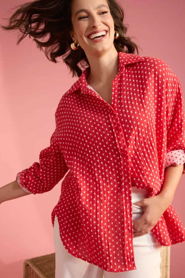 Haven Vanuatu Shirt - Chilli Discount