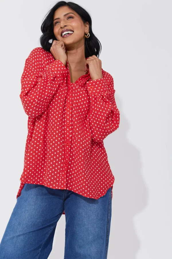 Haven Vanuatu Shirt - Chilli Discount