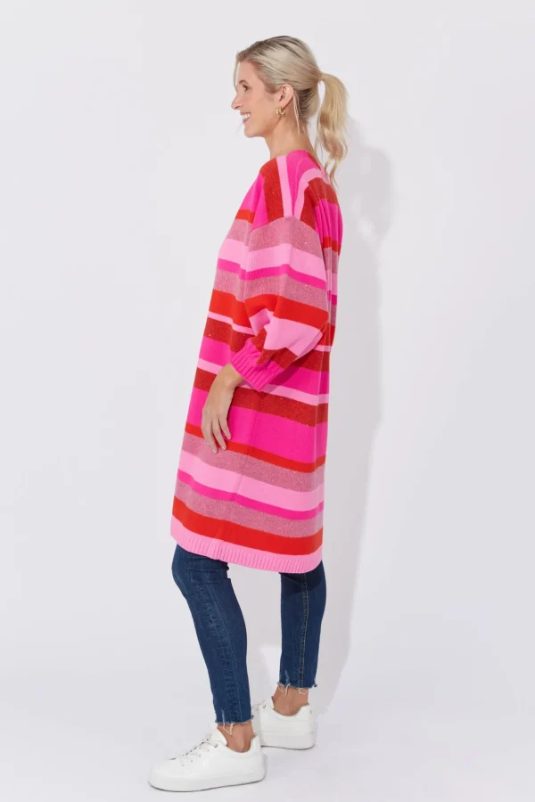 Haven Yuma Cardigan - Chilli/Pink Discount