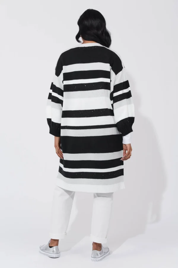 Haven Yuma Cardigan - White/Kohl Clearance
