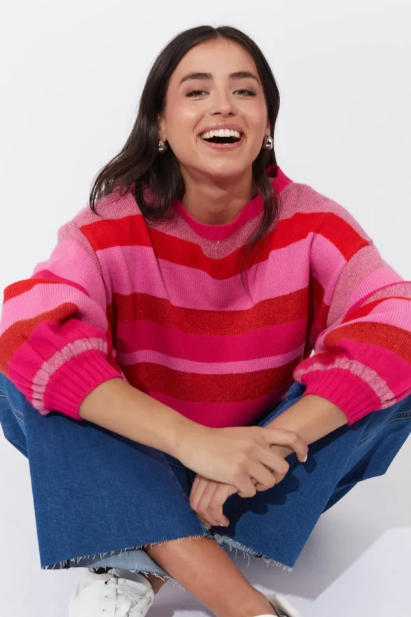 Haven Yuma Jumper - Chilli/Pink Discount